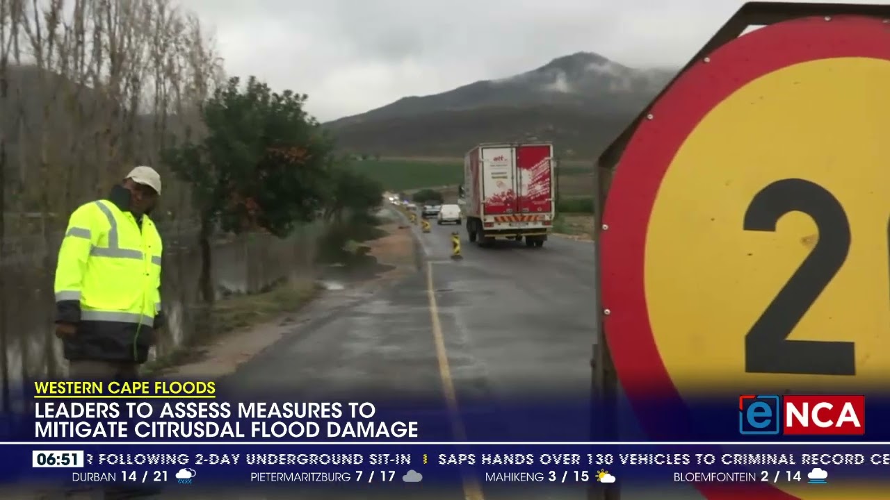 Western Cape floods | Leaders to assess measures to mitigate Citrusdal flood damage