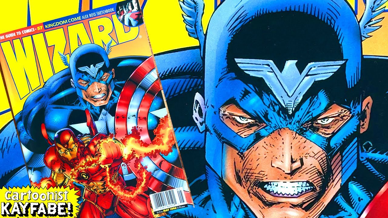 Wizard 57: The "GOD of COMICS" Is Coming! May 1996 KINGDOM COME! Alex Ross! Liefeld! Jim Lee!