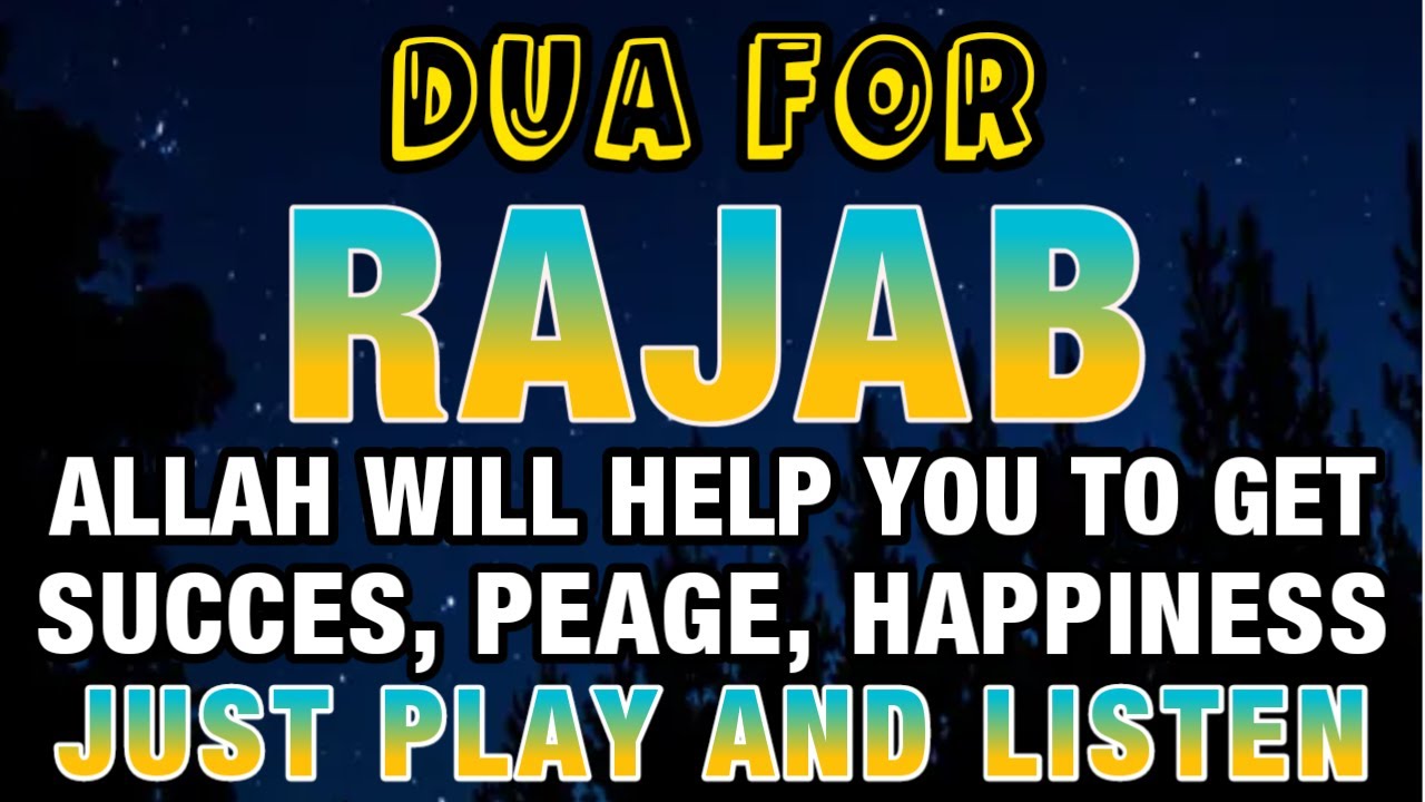 MOST POWERFUL Dua in Rajab 2025 🕋 | Your Once-in-a-Year Chance for Forgiveness