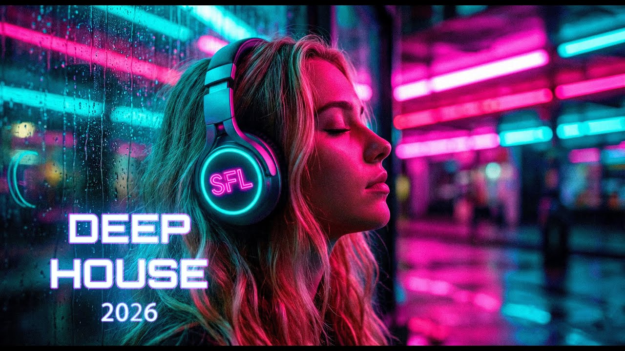 Deep House Focus Mix 2026 🌃 Coding & Work Flow | Cyberpunk Vocal Ambience