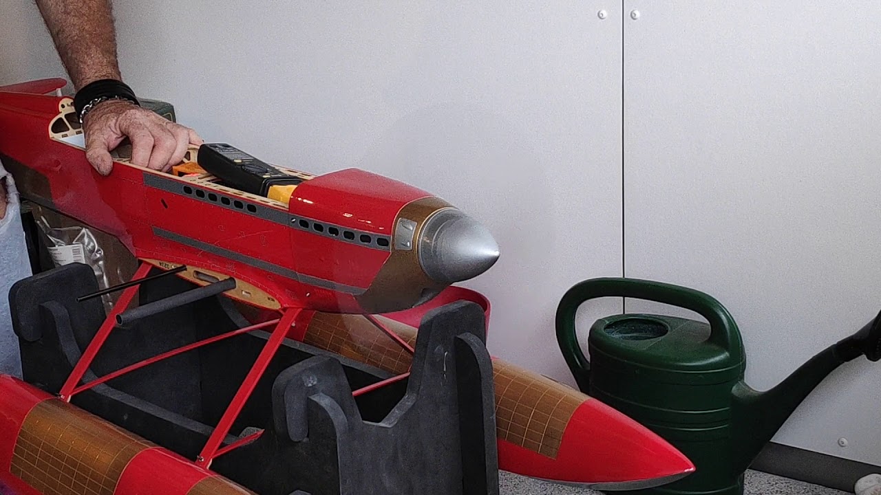 RC Macchi Mc72 Motortest