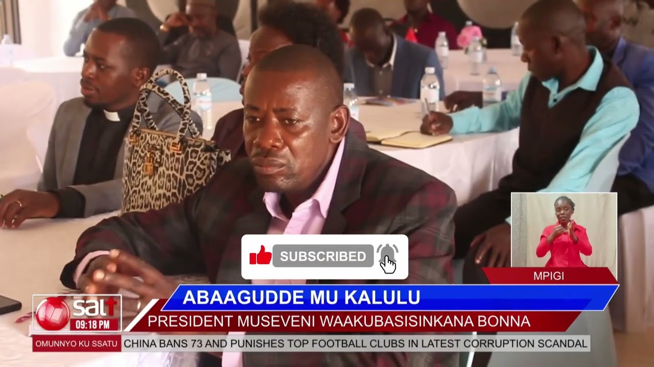 ABAAGUDDE MU KALULU : President Museveni waakubasisinkana bonna