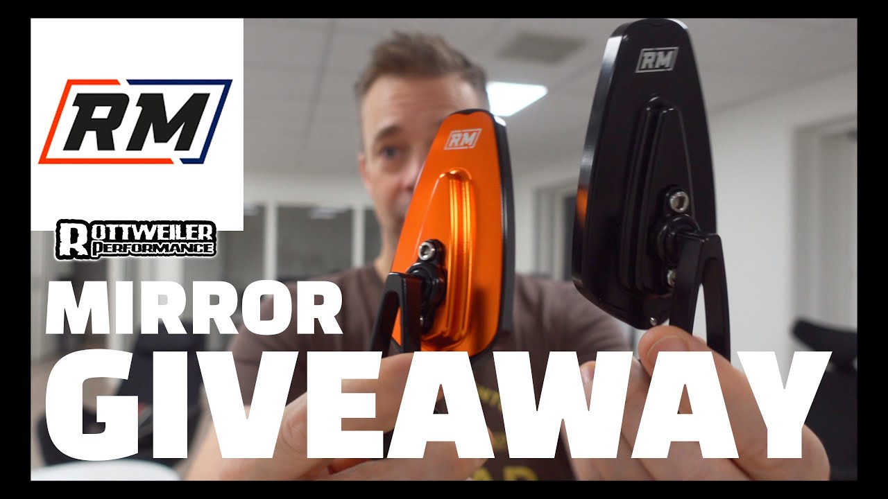 Bike mirror giveaway! Rally-Motor + Rotweiler