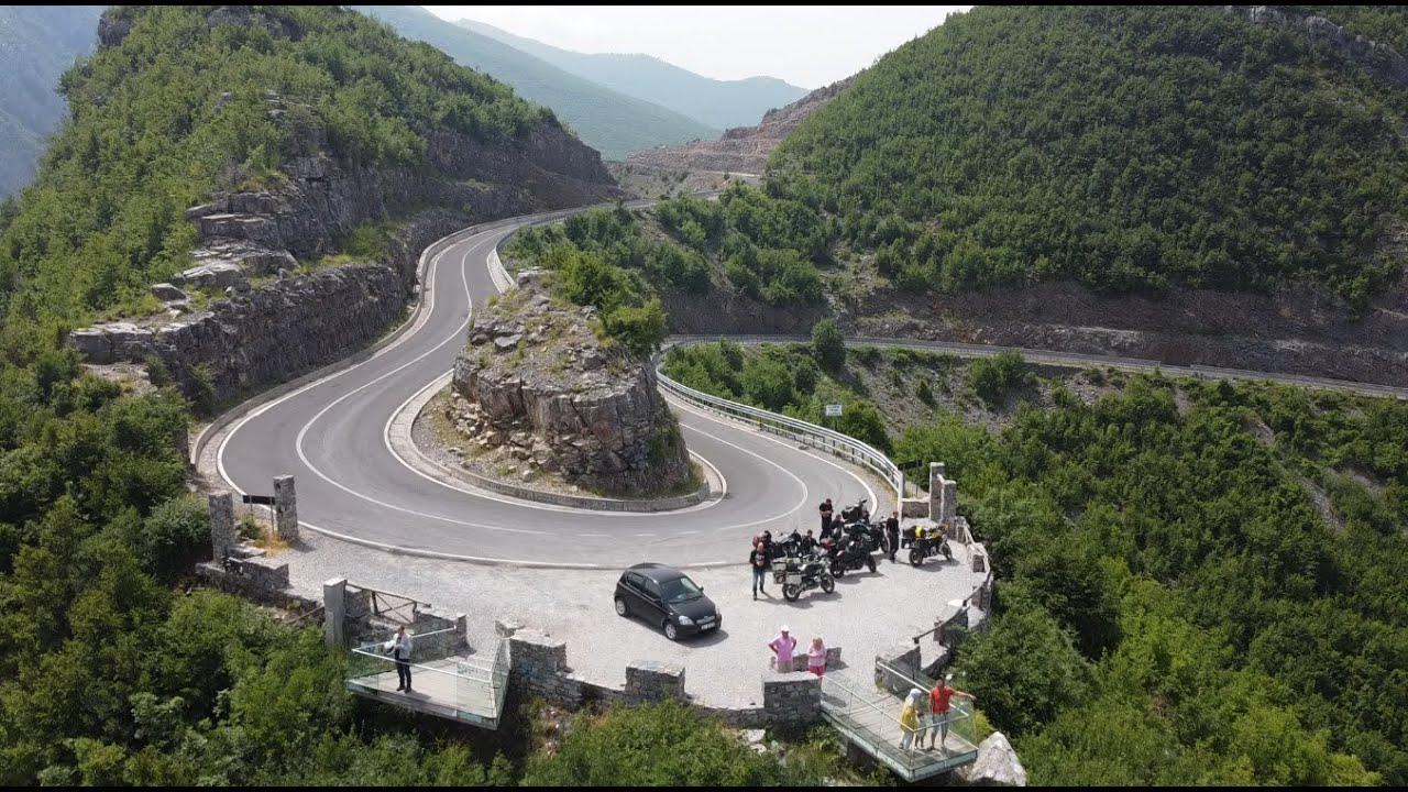 Droga SH 20 Albania   dojazd do granicy z Czarnogórą