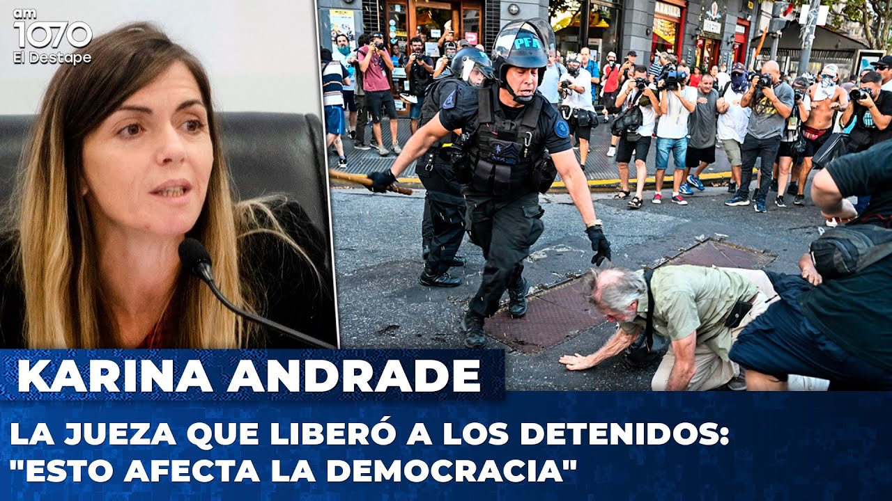 La jueza que liberó a los detenidos le respondió al Gobierno: 