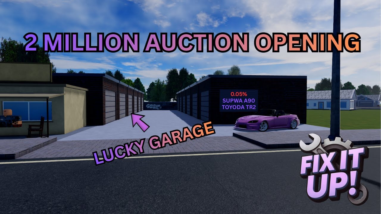 2 MILLION Auction Opening in Fix It Up | Roblox