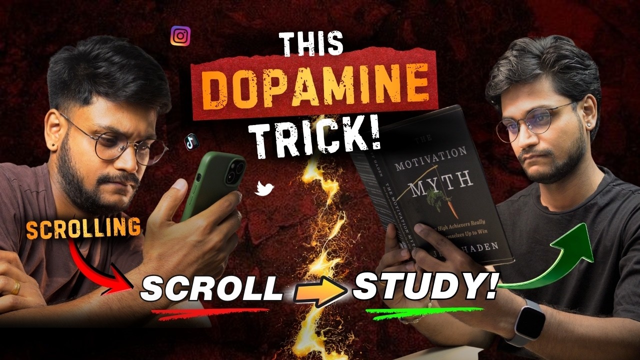 This DOPAMINE Trick That Will Make You Addicted To Studying Instead Of Scrolling!