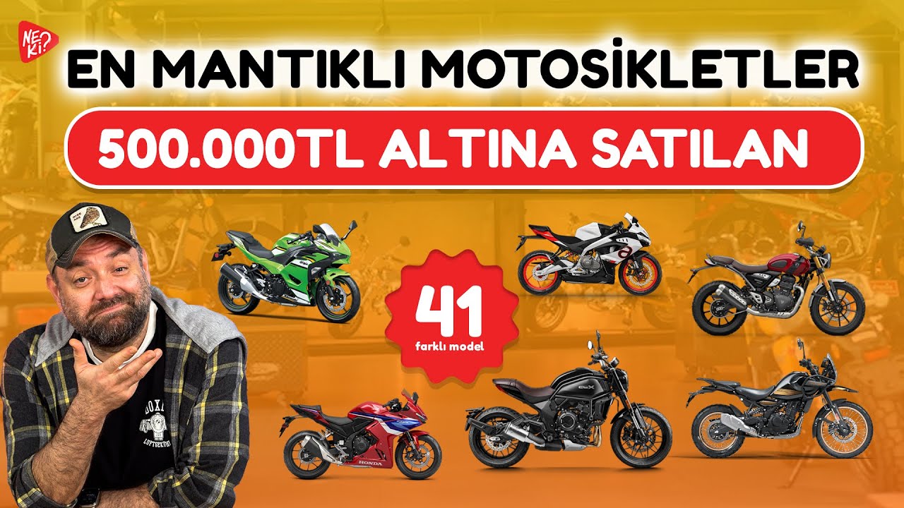500 Bin TL Altı En İyi Motosikletler (2025) | Yeni Modeller, Sürpriz Fiyatlar!