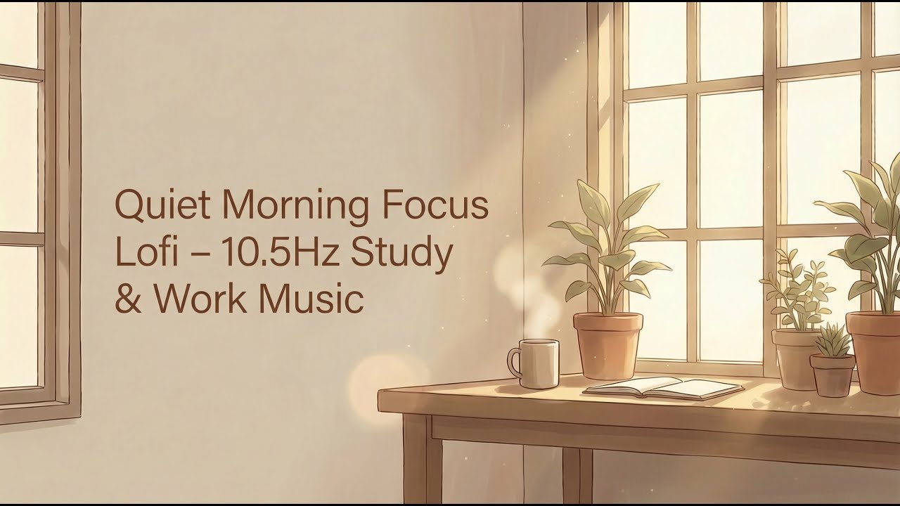 Start Your Day Focused ☀️ Quiet Morning Lofi 10.5Hz