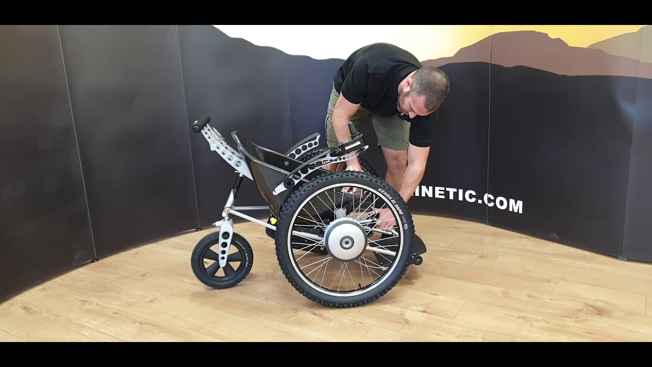 Trekinetic All-Terrain Wheelchair: How To Fold Down