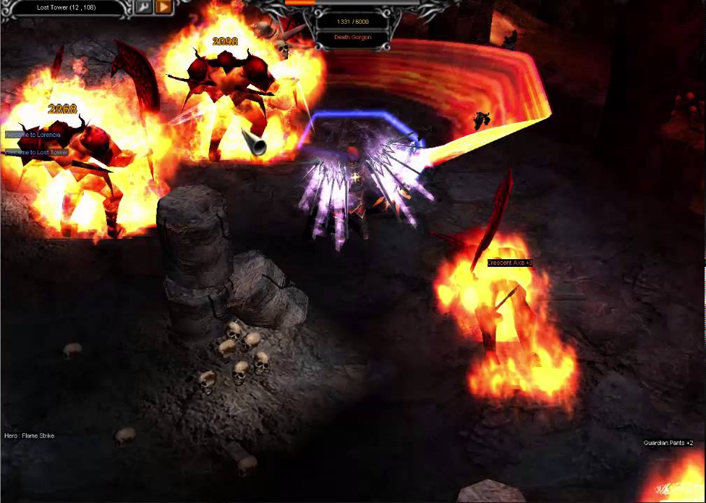 Skill: Flame Strike, Gigantic Storm