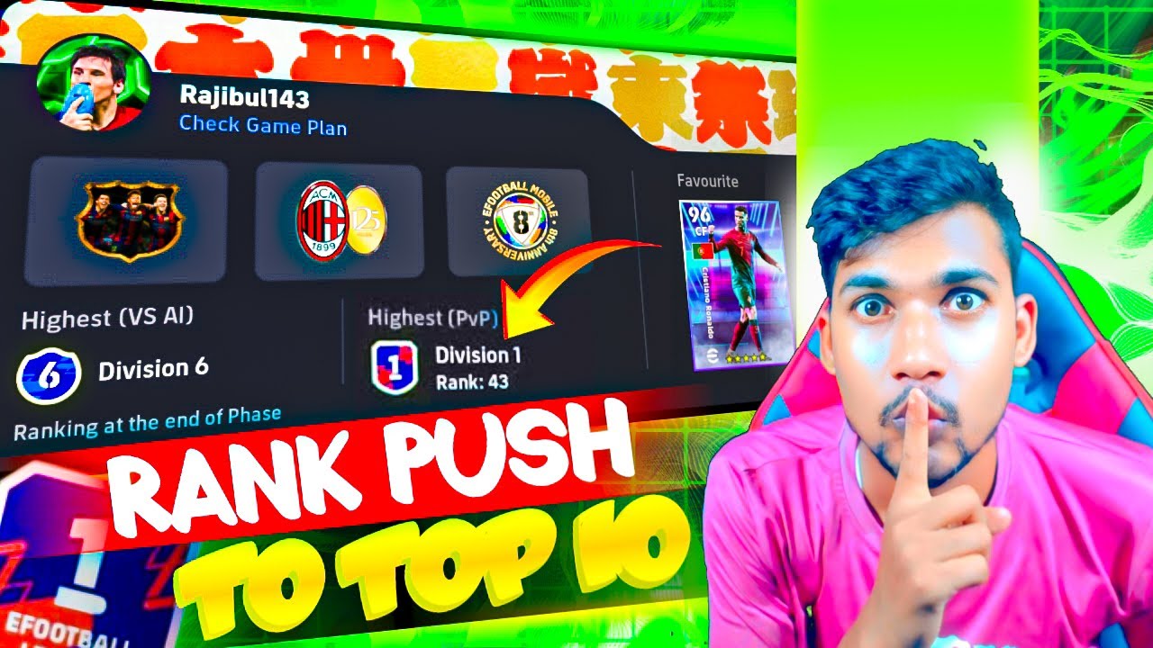 Live !! Division 1 Rank Push To Top 10 #live #efootball2026 #efootball