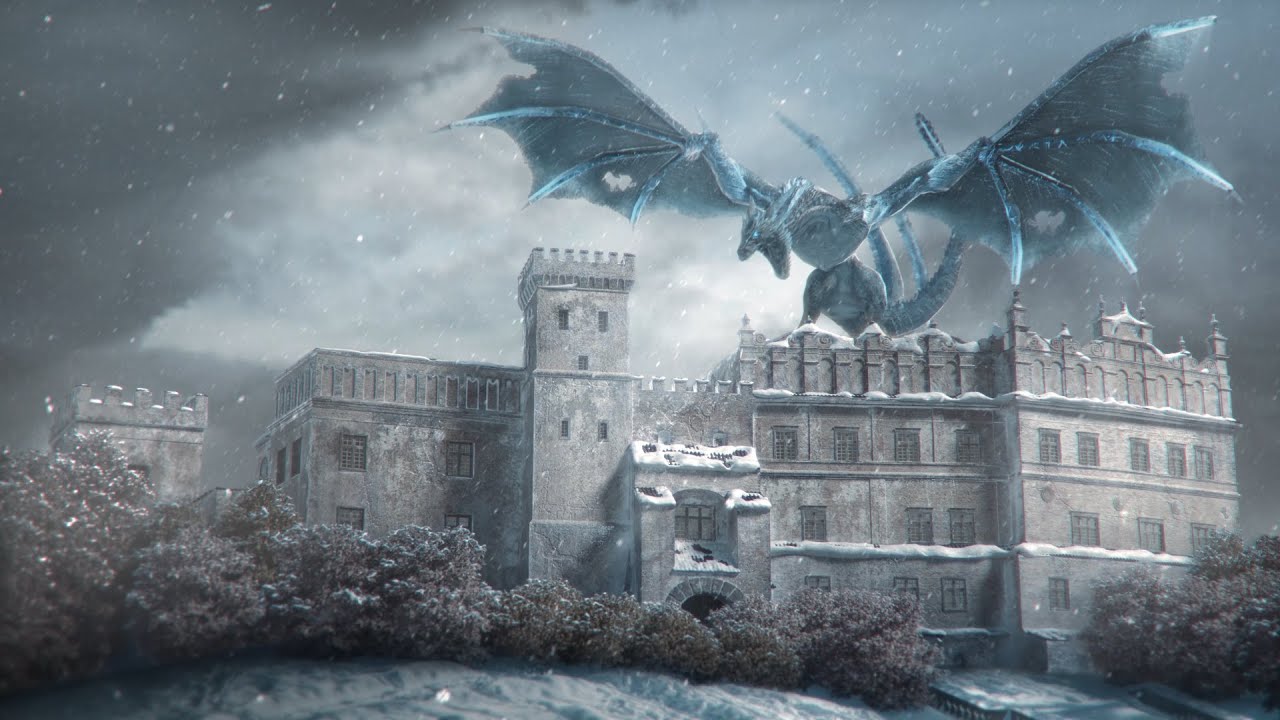 CITY LUBLIN CASTLE IN LUBLIN ANIMATION 3D VFX