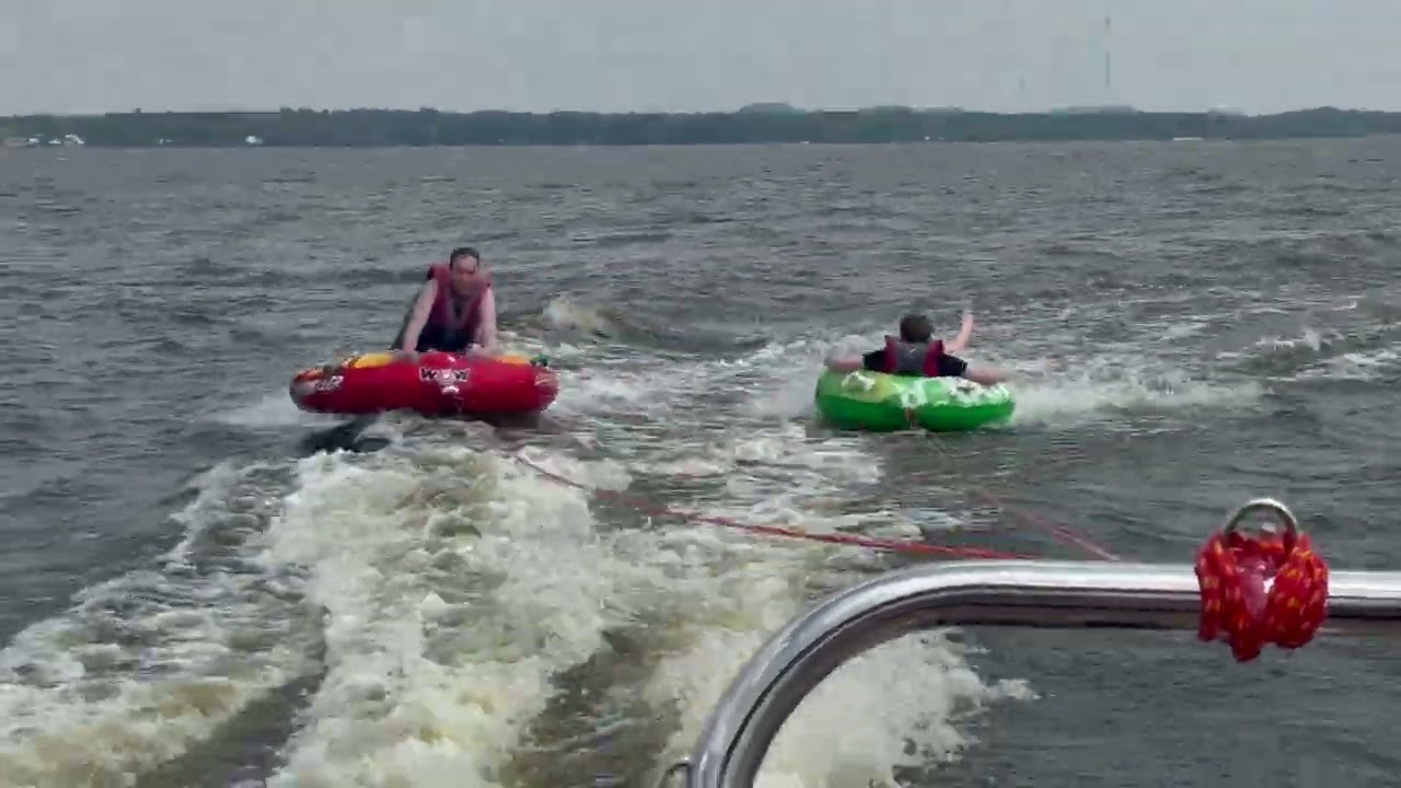 Tubing on Castle Rock Lake