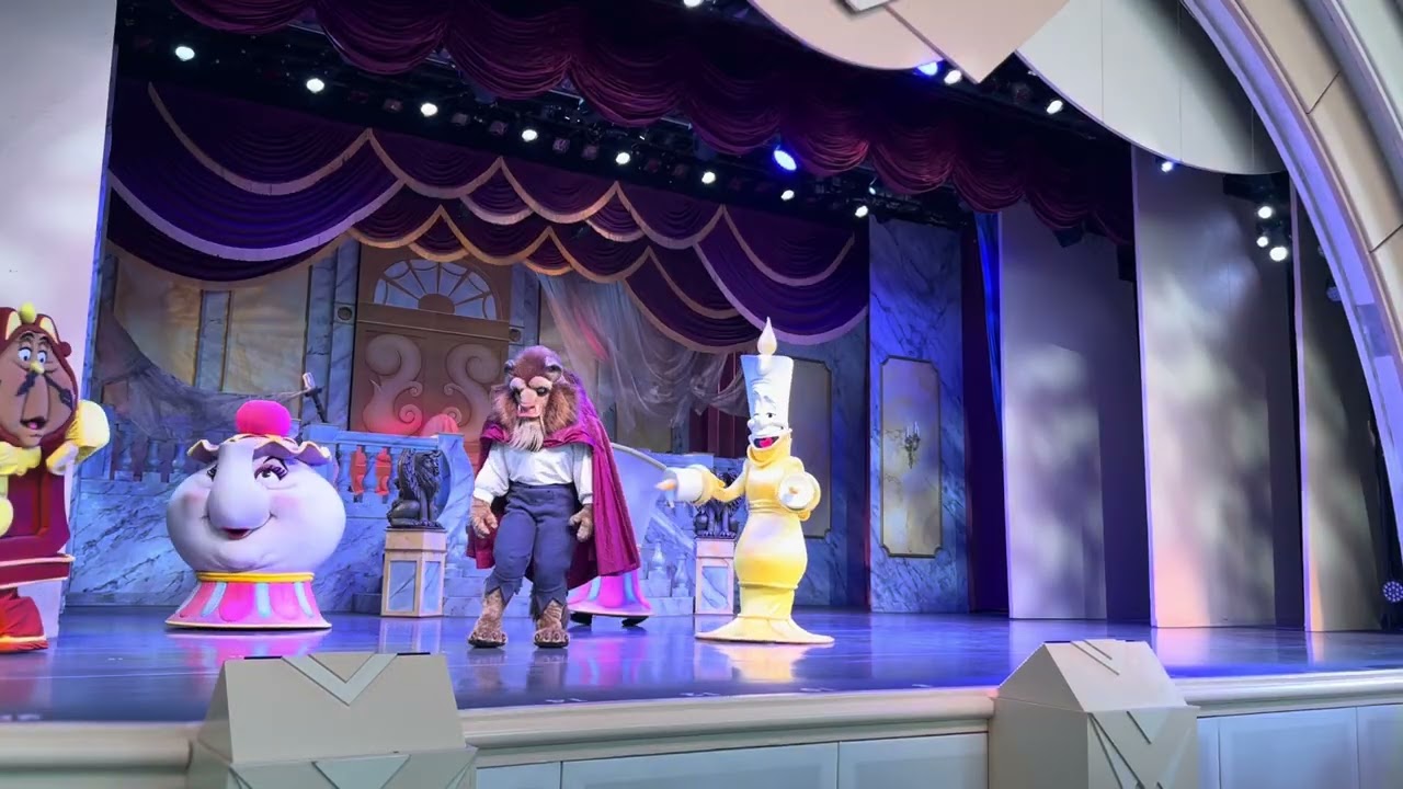 Beauty and the beast show Disney Hollywood Studios Orlando ￼