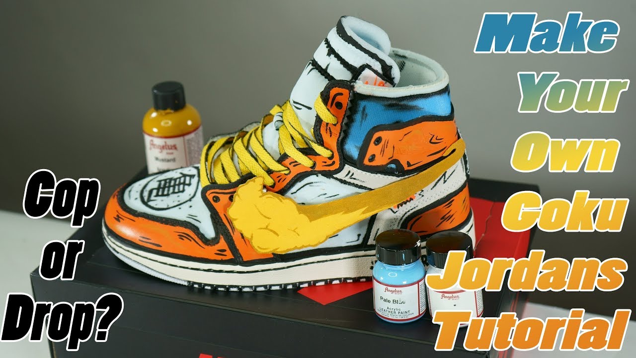 Goku Off White Jordan 1: Full Custom Off-White Air Jordan. Custom Shoes