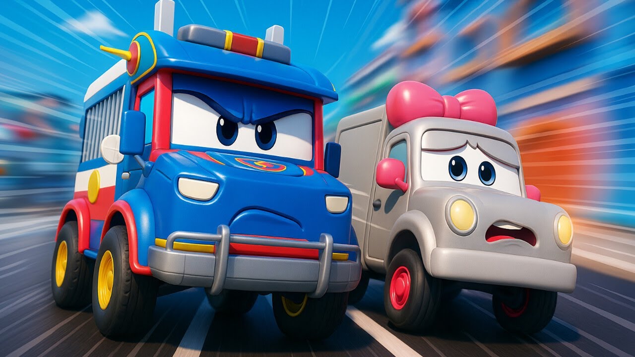 Oh nee! Robot Ambulance heeft een ONGELUK! Verkeersveiligheid Tips voor Kinderen