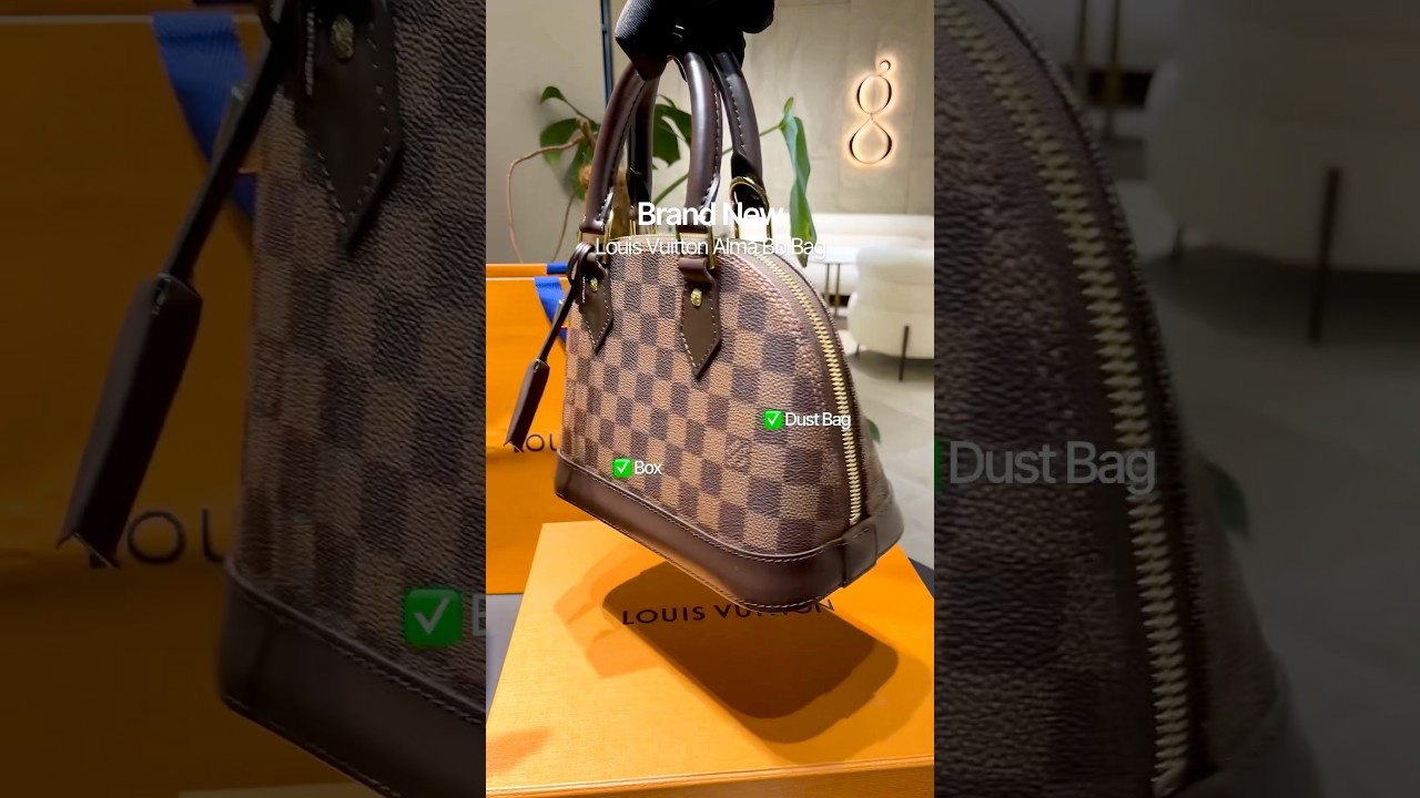 Unboxing the Louis Vuitton Alma BB Bag. Just the right presence for women who move with intention.🤎