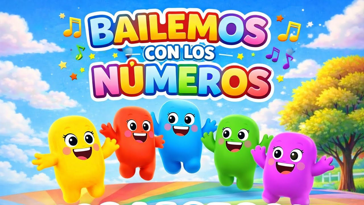 🎶 🔢Baila con los Números | Canción Infantil para Aprender Contando | Los Pequeños TV🔢🎶