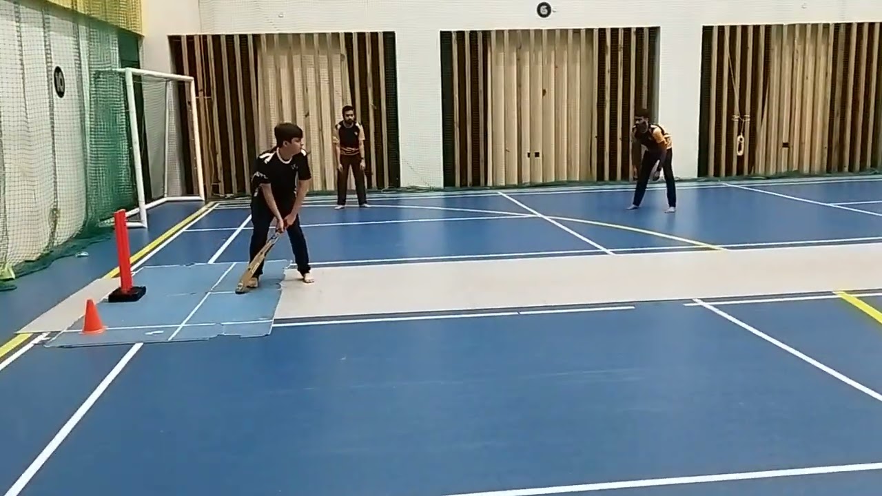 Office cricket match.