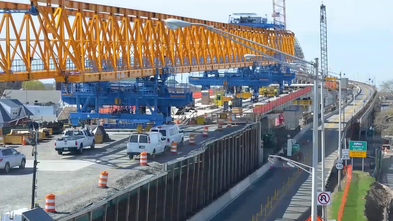 Time-lapse video of Bayonne Bridge 'Raise the Roadway' project