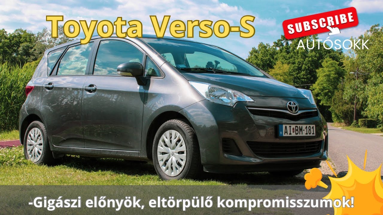 Toyota Verso-S -Hidd el, ezt keresed! #bemutató #toyota