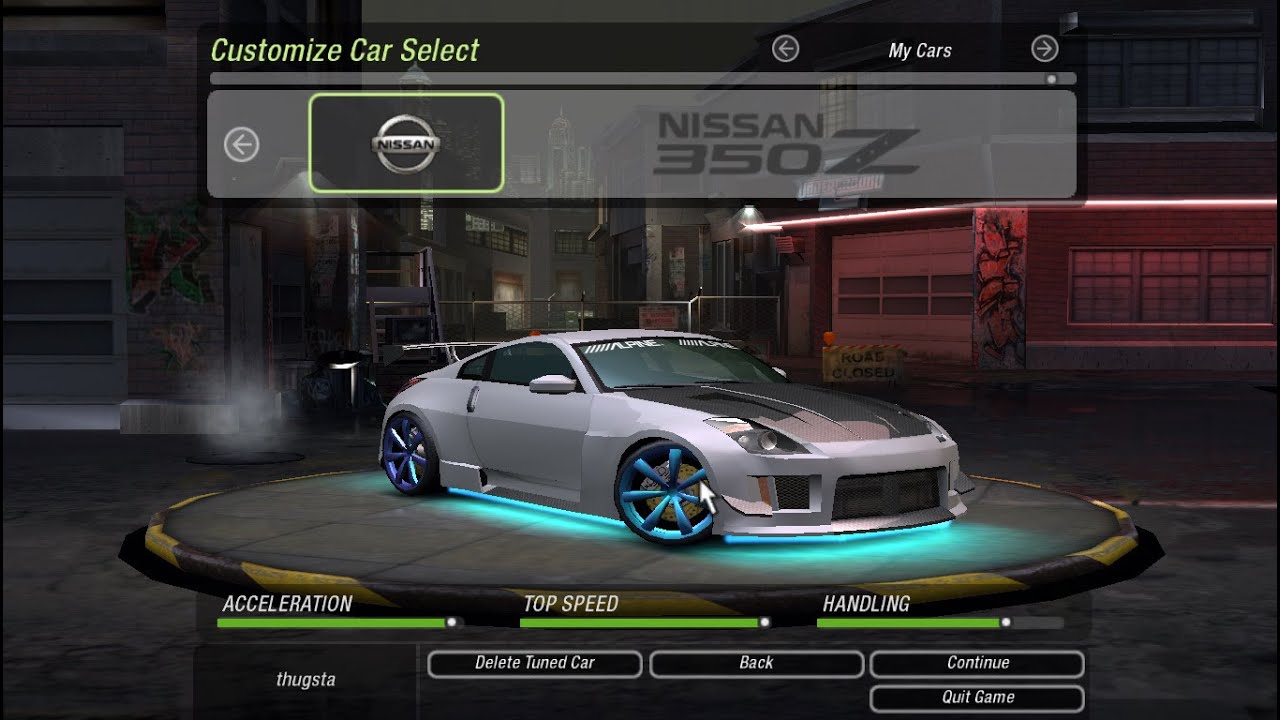 NFS Underground 2 | Nissan 350z Tuning | NFSU2