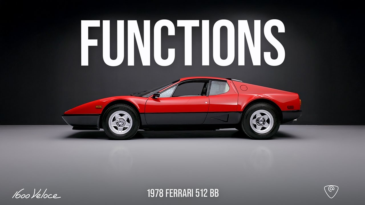 1978 Ferrari 512 BB | Functions