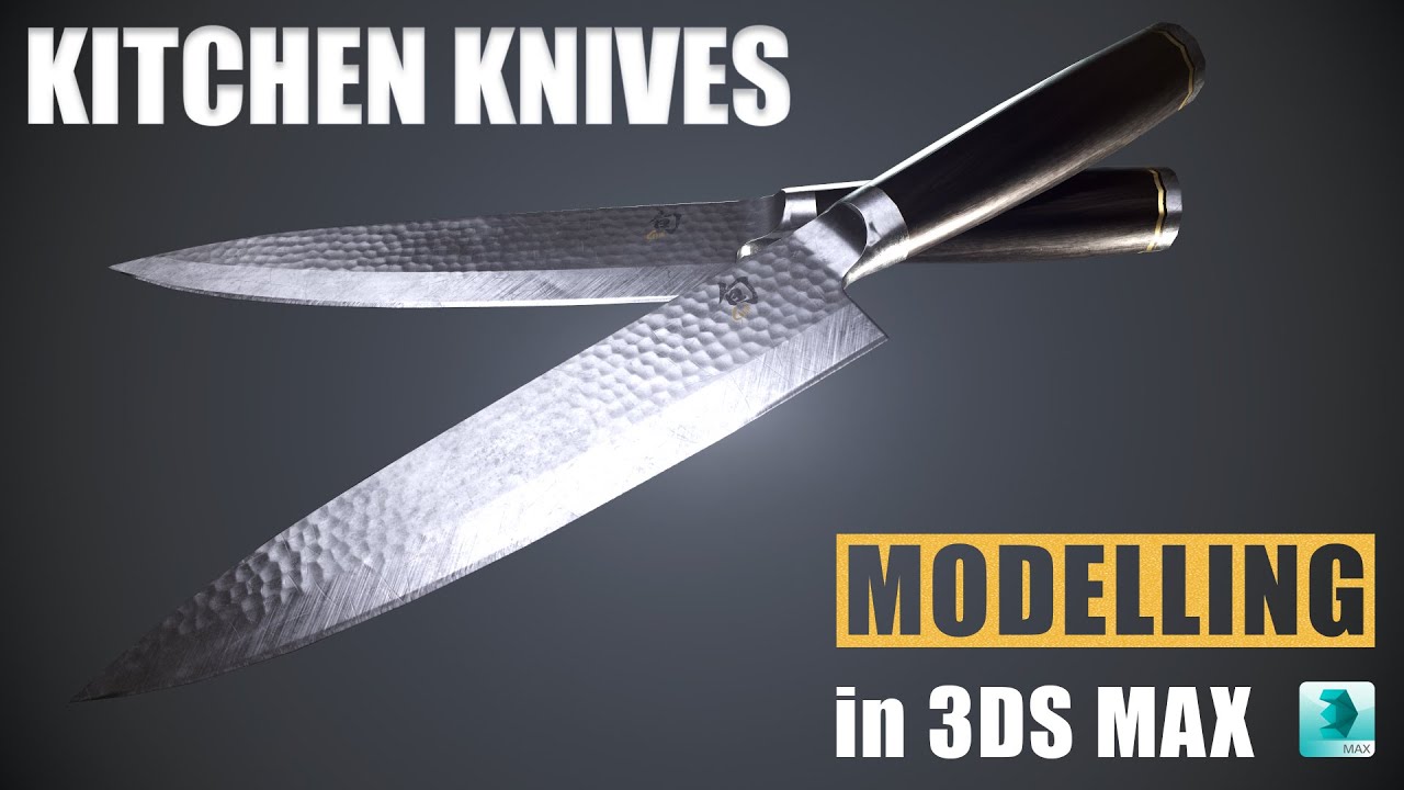 #KitchenKnives Modelling in 3ds MAX #KnifeModelling #MaxModellingTutorials