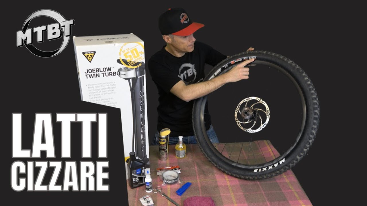 Come latticizzare gomme ruote copertoni tubeless mtb mountain bike | MTBT
