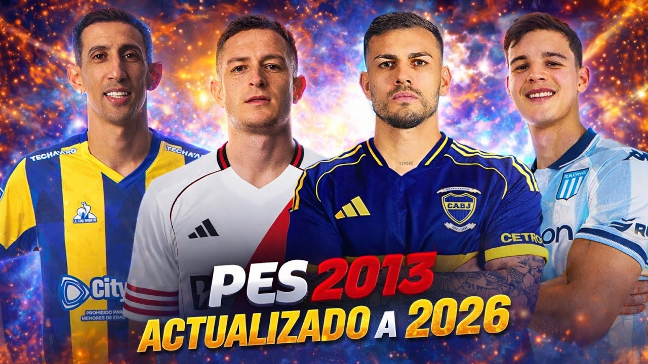 ⚽ PES 2013 ACTUALIZADO A 2026 🔥 | El clásico que nunca muere