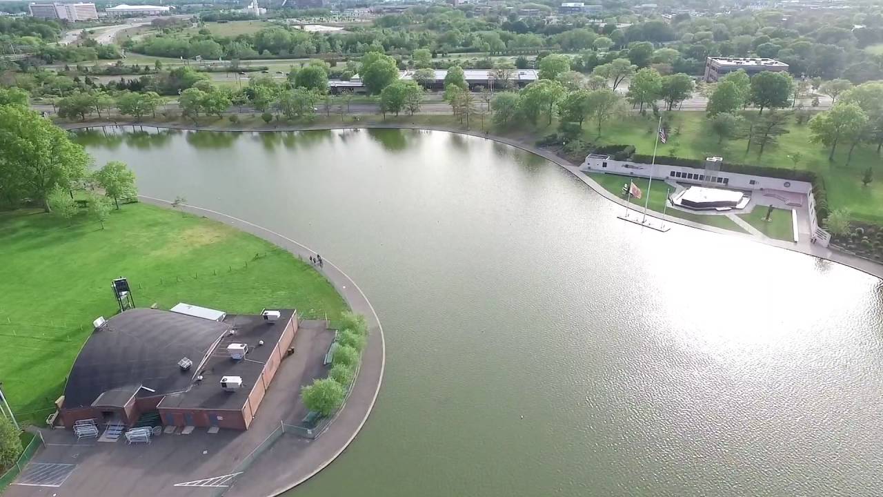 Flying over Long Island
