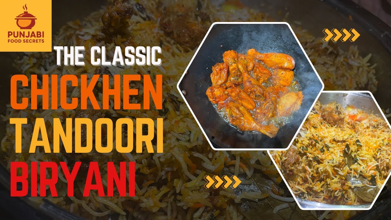 Chicken Tandoori Biryani Recipe Restaurant Style Easy Home Cooking @PunjabiFoodsecrets85#food#recipe