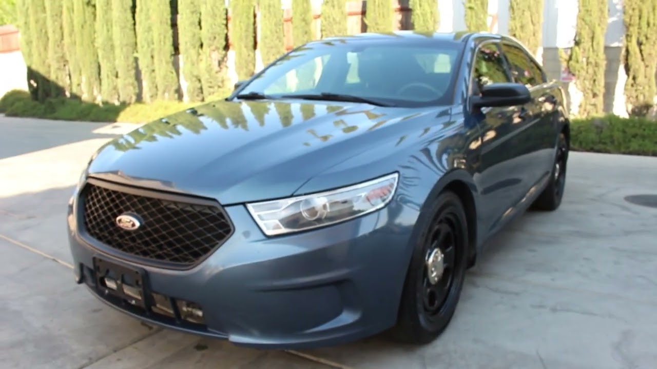 2013 Ford Taurus Police Interceptor - California State Department Vehicle