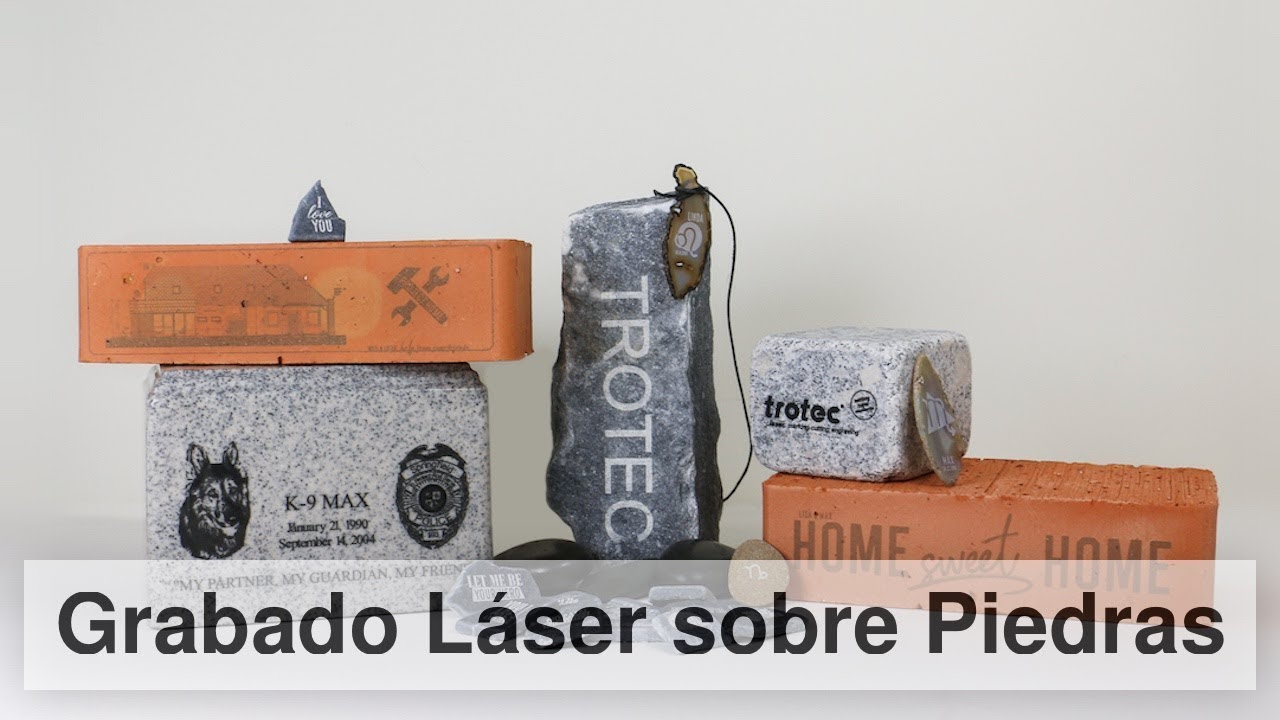 Grabado Láser de Piedras - Qué tipos de piedra puede grabar un Láser