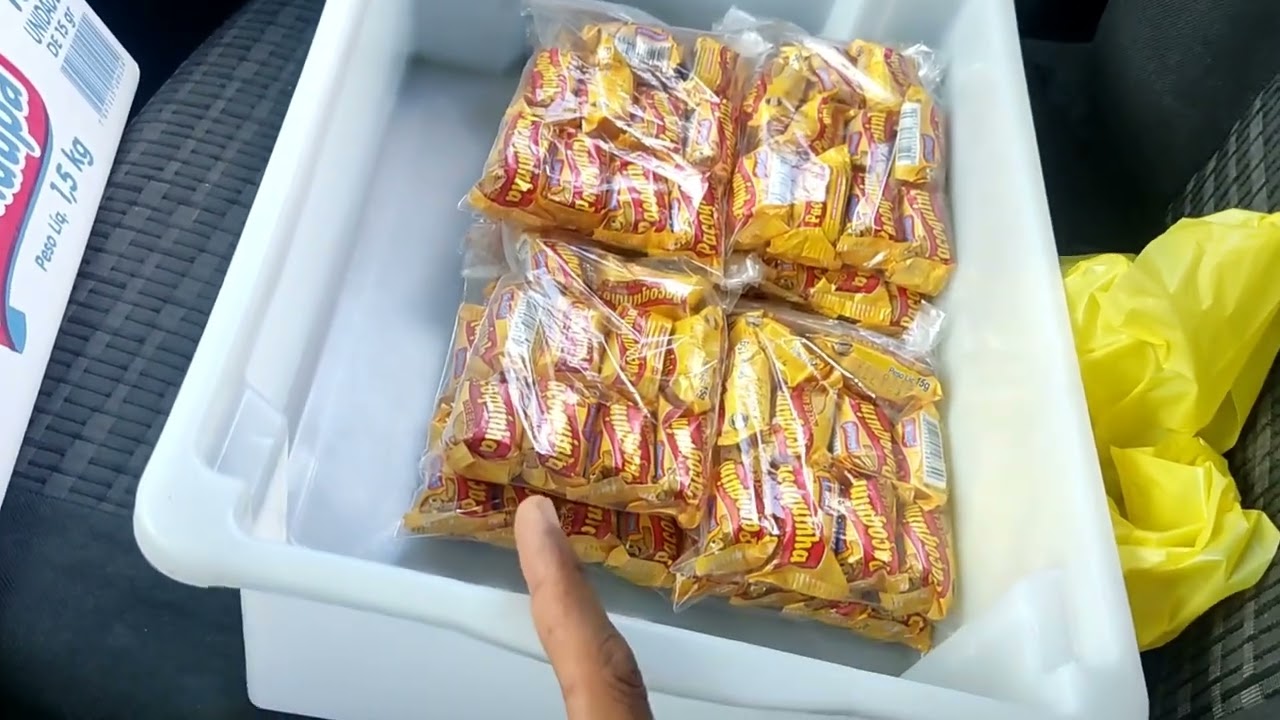 Investi $22 e tive um faturamento de $100 reais vendendo kit de paçoca.
