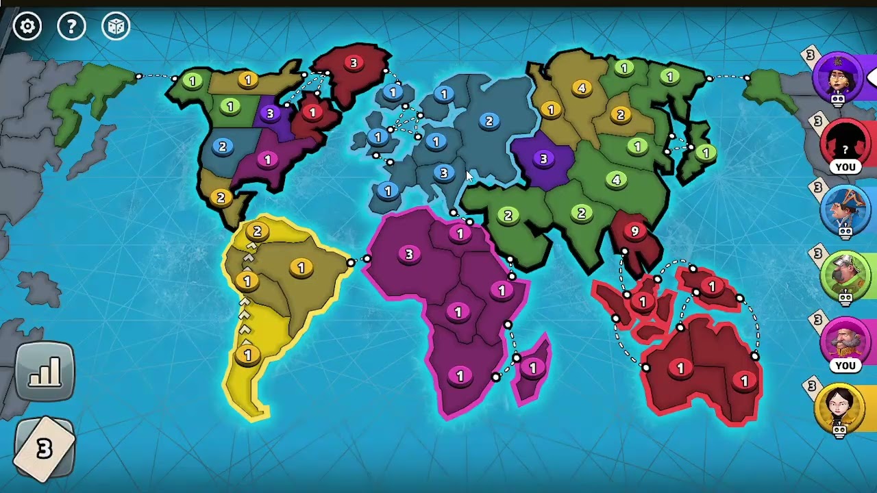 Winning risk and getting australia first turn