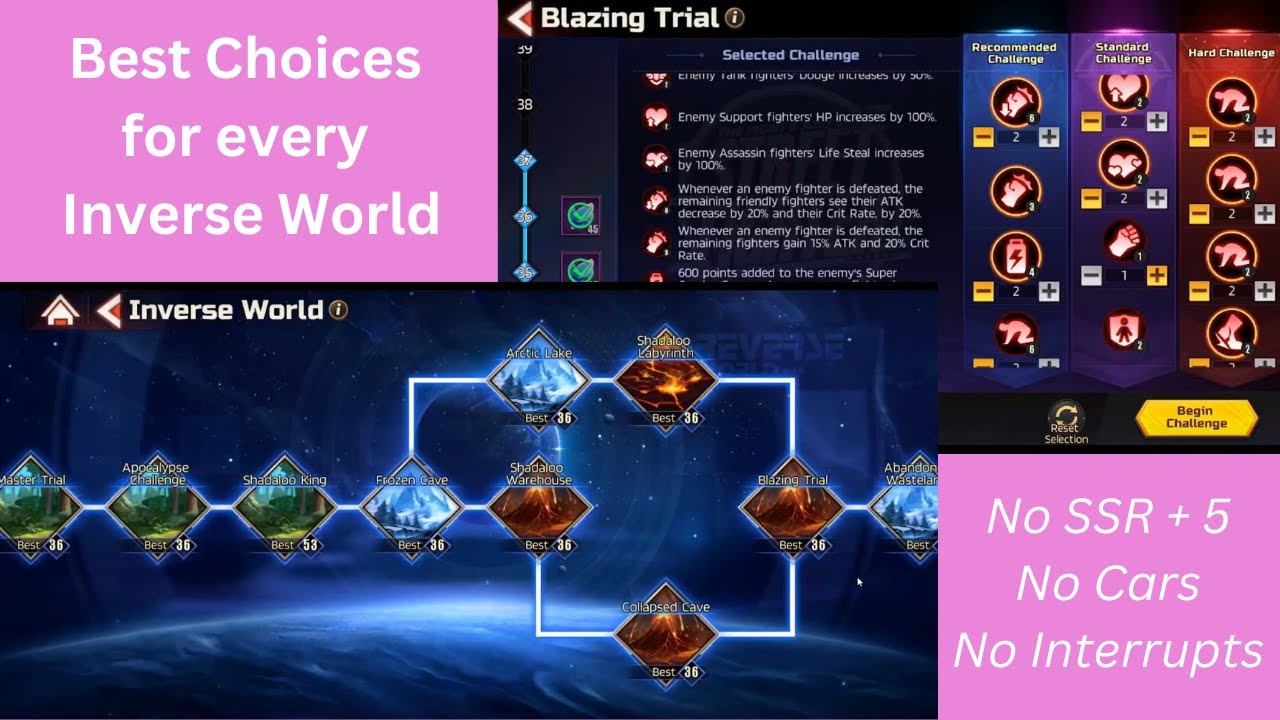 Best handicap challenges for every Inverse World stage - Street Fighter Duel