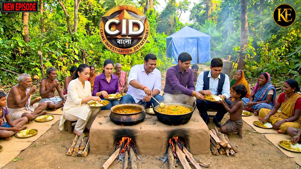 CID টিম জঙ্গলের মাঝখানে ভাণ্ডারা (খাবার বিতরণ) করেছিল । CID Bangla|নতুন পর্ব