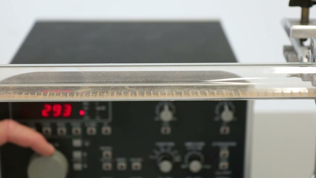 Kundtsches Rohr - Stehende Wellen - Experiment