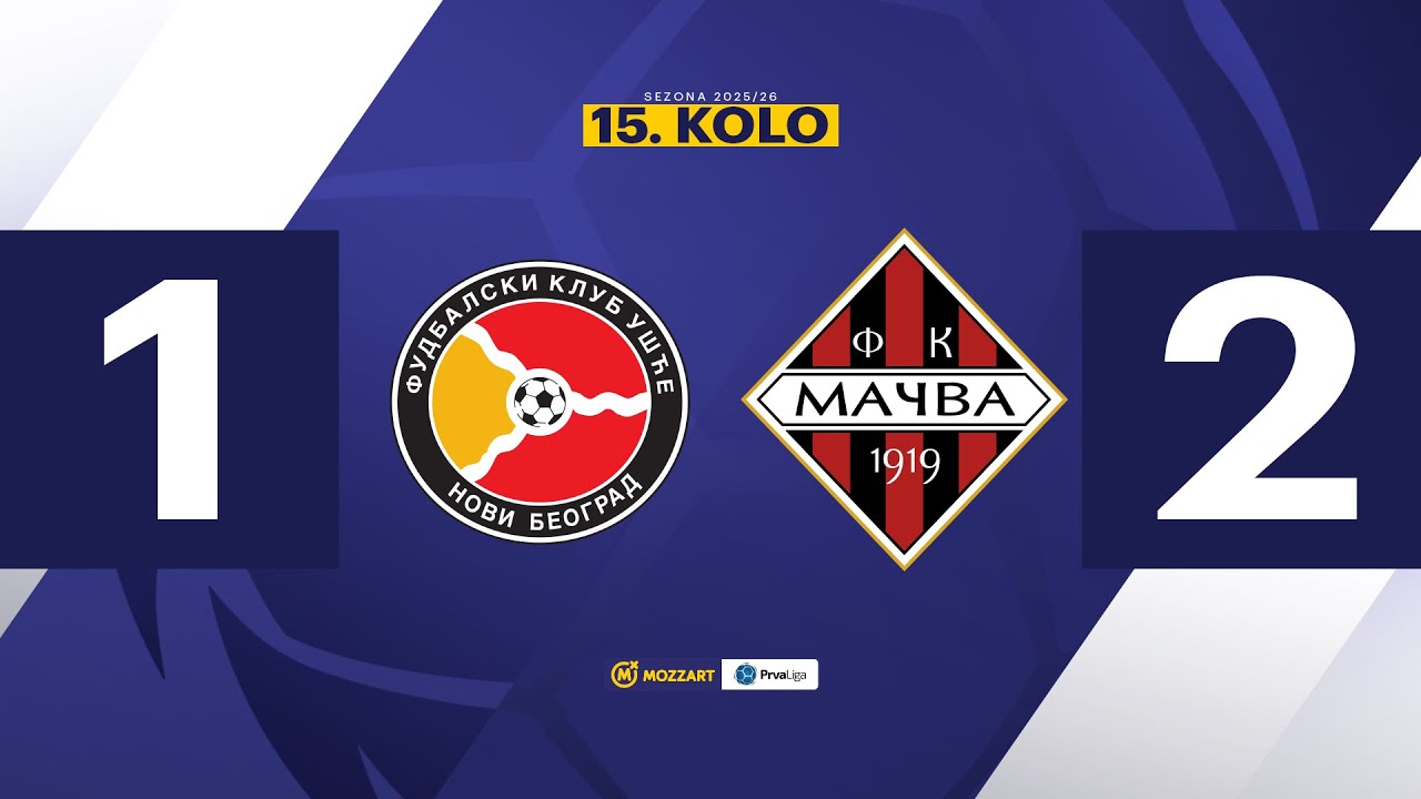 MBPLS 2025/26 - 15.Kolo: U&Scaron;ĆE NOVI BEOGRAD &ndash; MAČVA 1:2 (1:0)