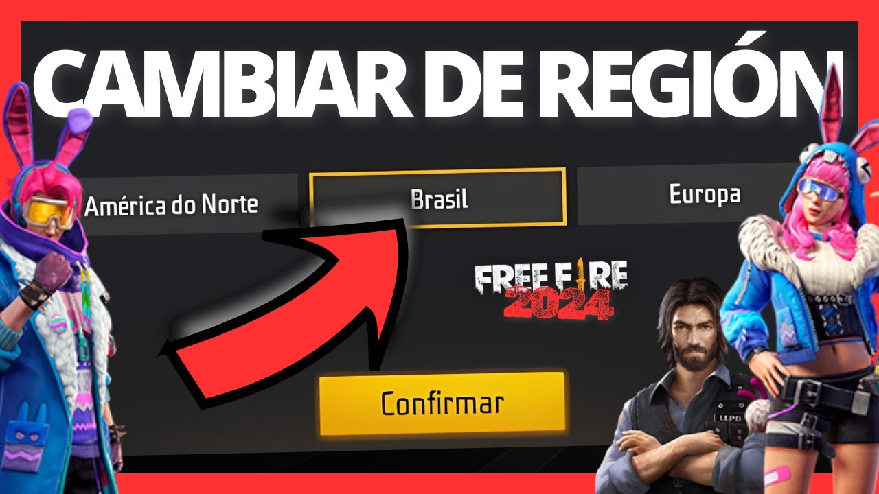 ✅ Cómo CAMBIAR de REGIÓN en FREE FIRE »  [2026] 🔴 Brasil, Europa, EEUU, Cualquier Región (SIN VPN)