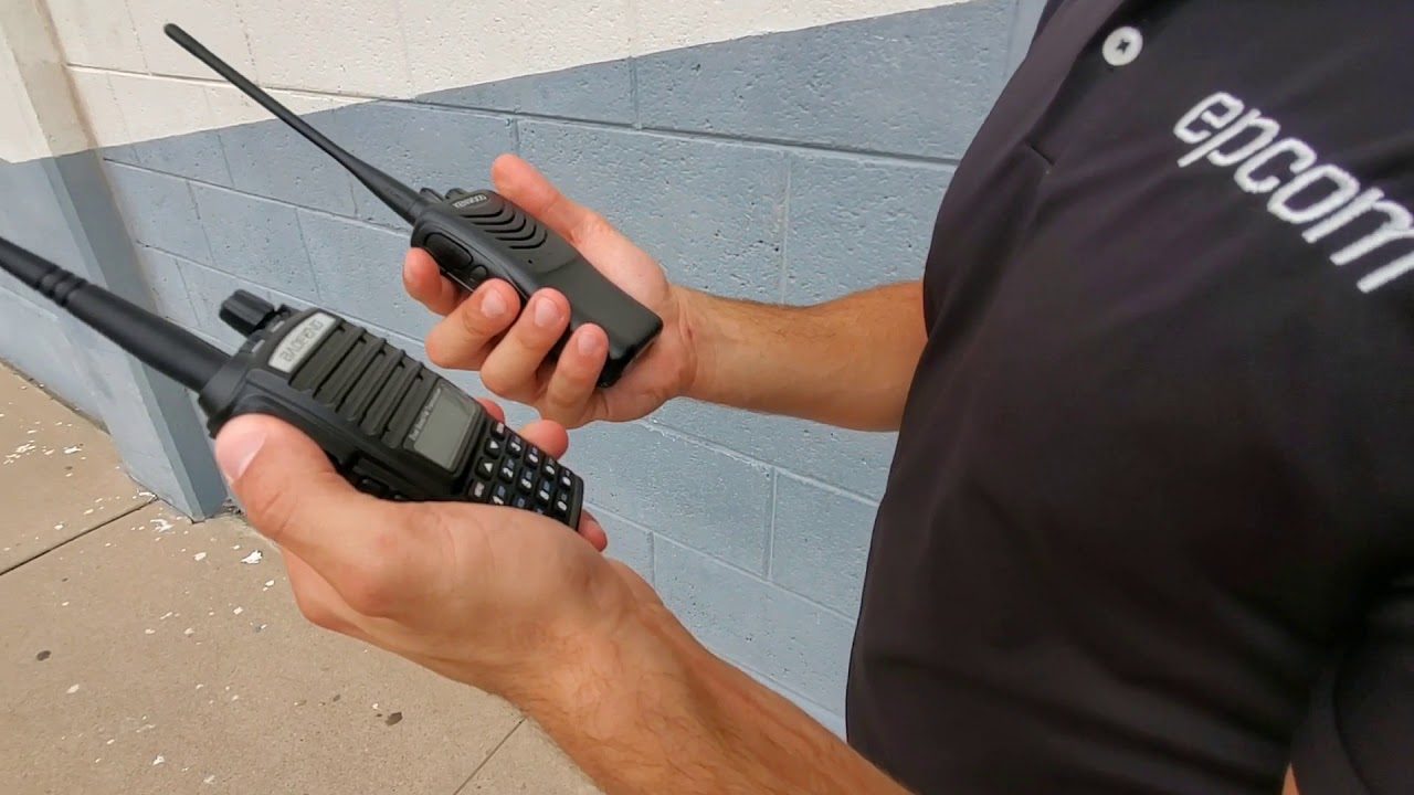 Comparativo KENWOOD TK3000 vs. Radio 5W Baofeng