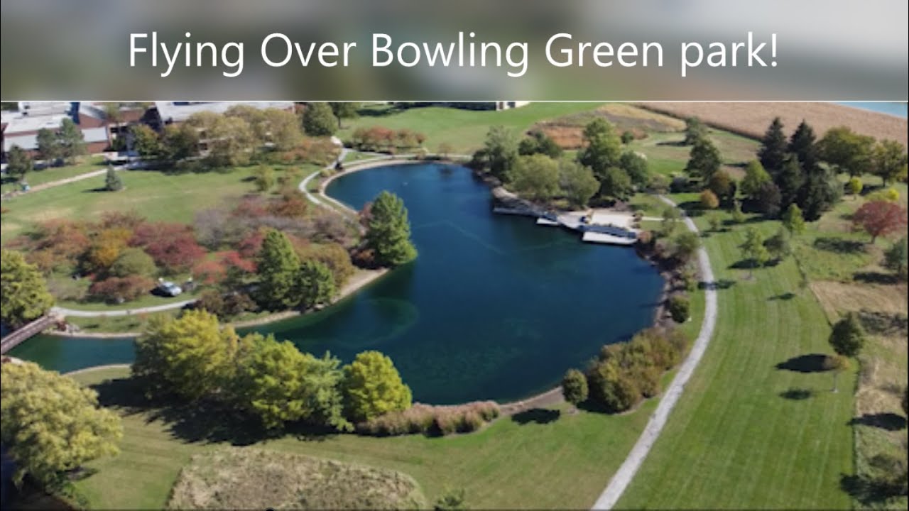 Flying over Bowling Green Park!
