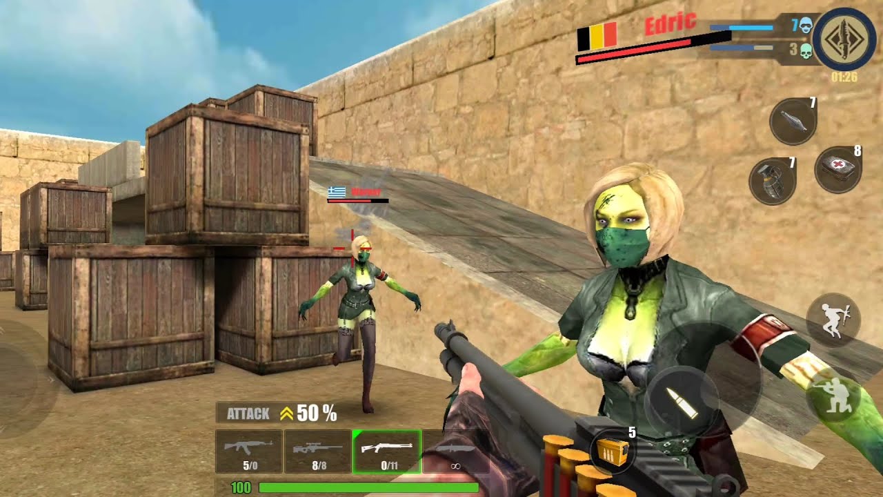 Counter Terrorist Strike CS Android GamePlay - Shooting Games Android #3