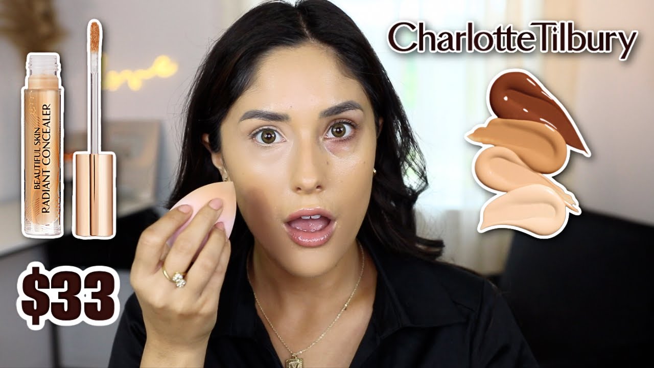 NEW CHARLOTTE TILBURY BEAUTIFUL SKIN RADIANT CONCEALER | REVIEW & WEAR TEST