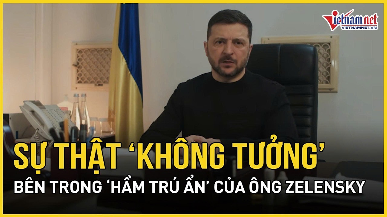 Ngỡ ngàng sự thật “không tưởng” bên trong “hầm trú ẩn” nơi ông Zelensky từng ẩn náu suốt 2 năm