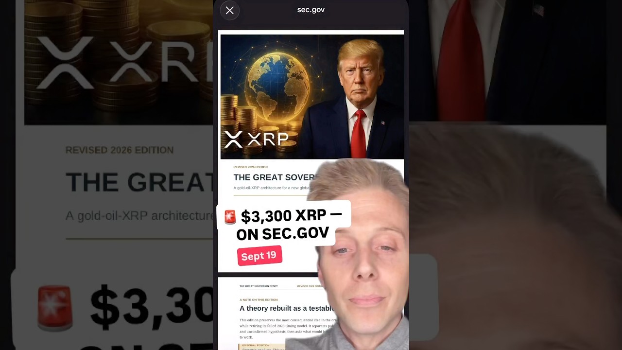 SEC filing models XRP at $3,300&mdash;but the infrastructure is the real story. 👀 #XRP #Ripple #Crypto