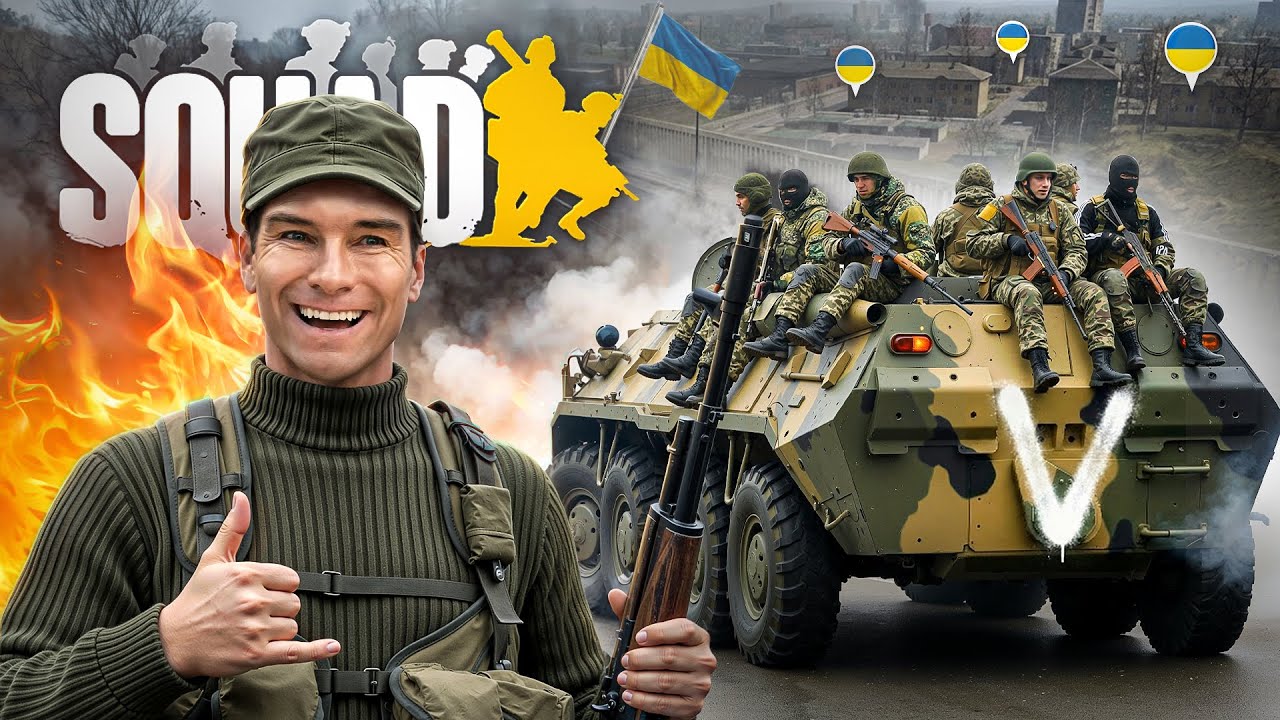 КОМАНДУЮ ШТУРМОМ ПОЗИЦИЙ ВСУ в SQUAD | Я угробил свой отряд