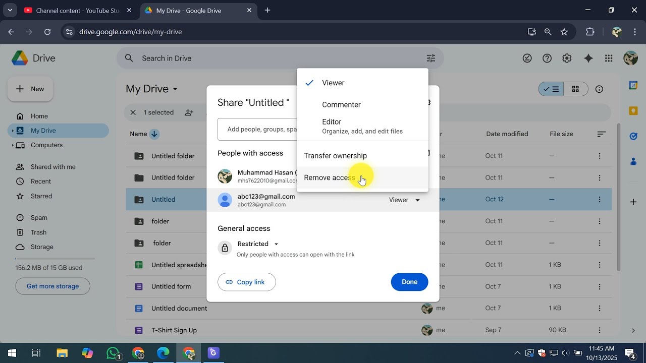 How To Remove Access from a Google Drive Link